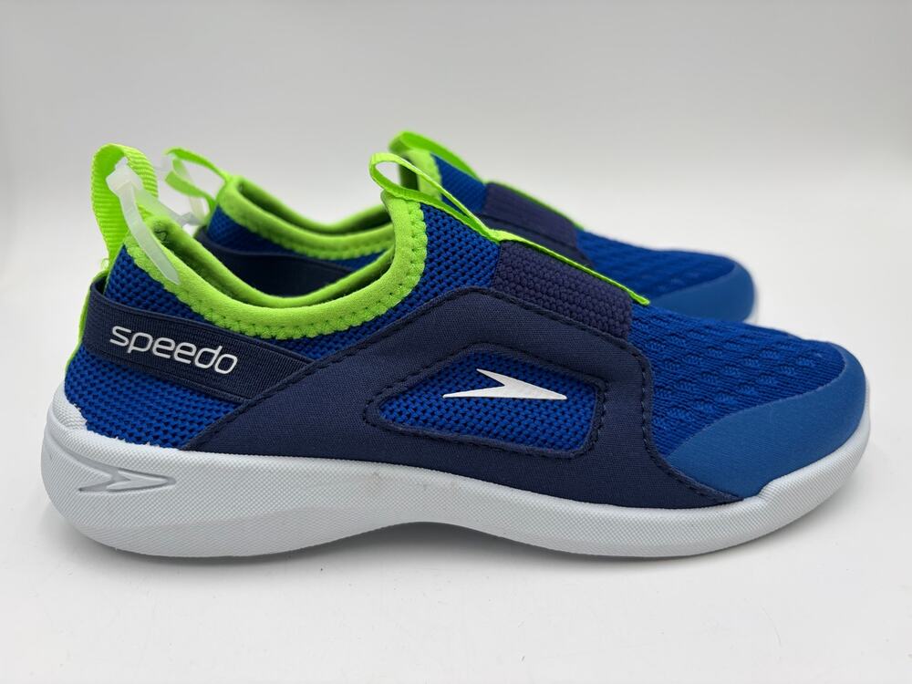 NWOT Juniors size Small 13 1 Speedo Water Shoes- Navy and Green